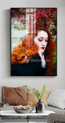 File gốc File tranh quán cắt tóc HR227 (in lụa) hoa văn cổ điển