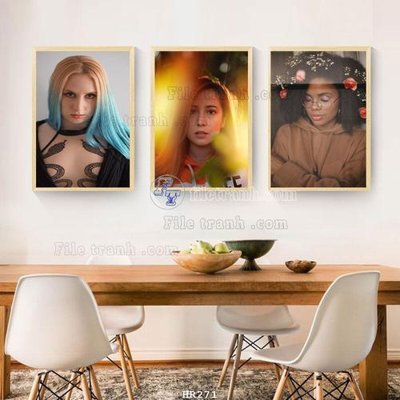 File tranh File tranh quán cắt tóc HR271 (gốc) in trên kính