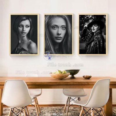 File tranh in trần 3D File tranh quán cắt tóc HR296 (ảnh gốc)