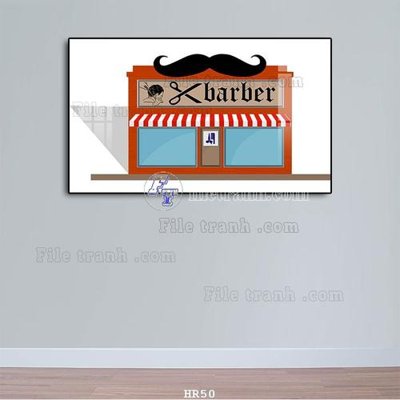 Tải file gốc File tranh quán cắt tóc HR50 (in tráng gương) siêu đẹpFile tranh gốc File tranh quán cắt tóc HR50 chất lượng cao