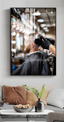 Tải file File tranh quán cắt tóc HR76 (gốc) in ấn chất lượng