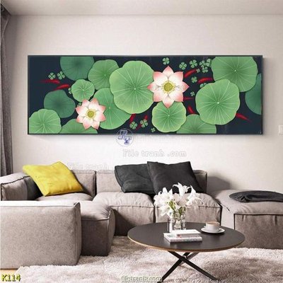Tải file File tranh treo hiện đại K114 (gốc) in tranh tráng gương