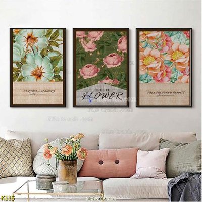 Download file gốc File tranh treo hiện đại K115 (in mica) trong suốt