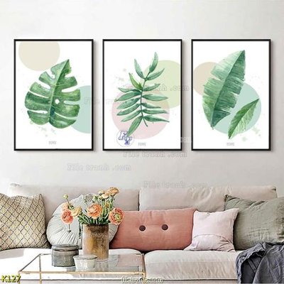 File tranh gốc File tranh treo hiện đại K127 chủ đề hiện đại