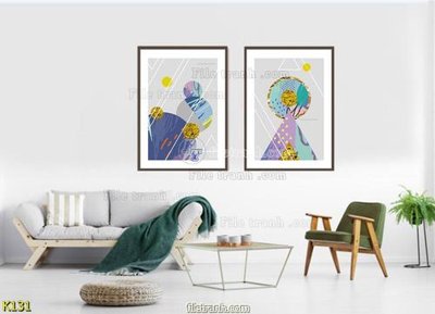 File gốc File tranh treo hiện đại K131 (in 3D) cho trang trí