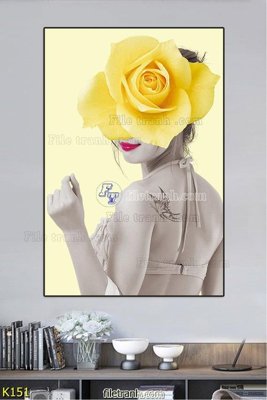 File gốc File tranh treo hiện đại K151 (chuẩn CMYK) cho nhà in