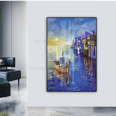 File gốc File tranh treo hiện đại K173 (chuẩn CMYK) cho nhà in