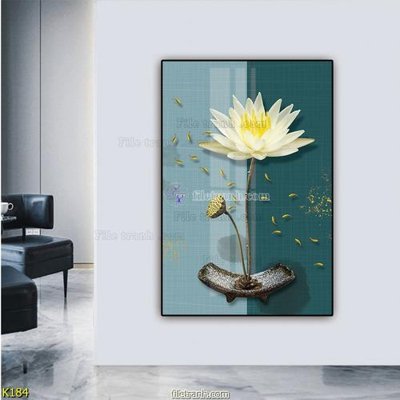 File ảnh File tranh treo hiện đại K184 (gốc) in decal dán tường