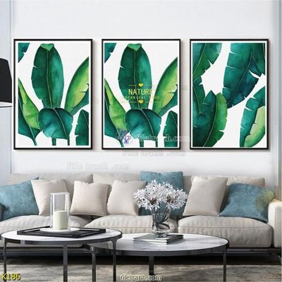 Ảnh gốc File tranh treo hiện đại K186 (độ nét cao) in tráng gương