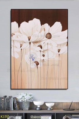 Tải file File tranh treo hiện đại K197 (ảnh gốc) in tranh kính