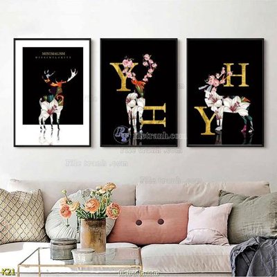 File PSD in ấn File tranh treo hiện đại K21 (chất lượng cao)