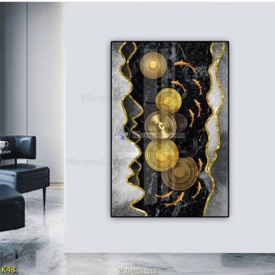 Tải file PSD File tranh treo hiện đại K48 (nguyên layer) để in