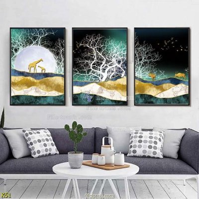 Download file gốc File tranh treo hiện đại K51 (in mica) logo