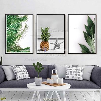 File ảnh File tranh treo hiện đại K57 (gốc) in poster