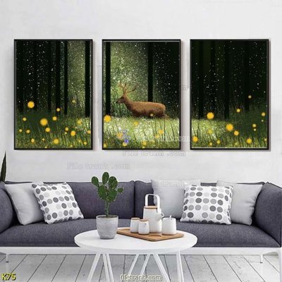 File gốc File tranh treo hiện đại K75 (thiết kế) cho in ấn