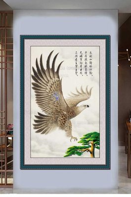 File gốc File tranh hiện đại pha lê gương KF100042 (phong cách) cổ điển