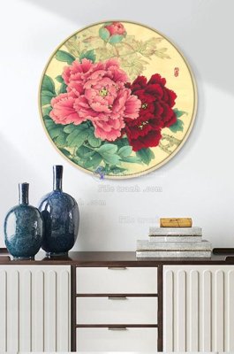 File tranh File tranh hiện đại pha lê gương KF100090 (ảnh gốc) in trần nhà