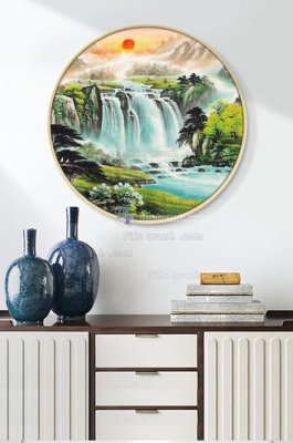 File in mica File tranh hiện đại pha lê gương KF100114 (bản gốc) siêu trong