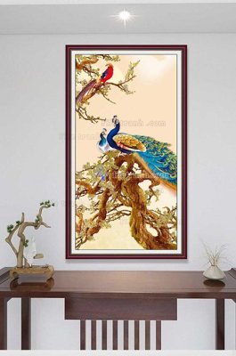 File tranh File tranh hiện đại pha lê gương KF100143 (gốc) chủ đề tĩnh vật