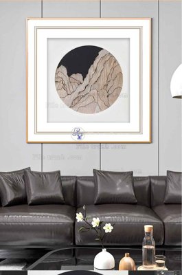 File gốc File tranh hiện đại pha lê gương KF100184 (in mica) trang trí