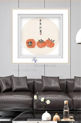 File tranh File tranh hiện đại pha lê gương KF100202 (gốc) chủ đề trừu tượng