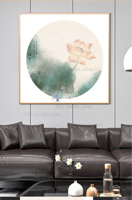 File gốc File tranh hiện đại pha lê gương KF100205 (in lụa) tranh thuận buồm