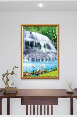 File in mica File tranh hiện đại pha lê gương KF100218 (ảnh gốc) đẹp