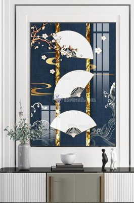 File tranh quảng cáo File tranh hiện đại pha lê gương KF100236 (download file gốc)