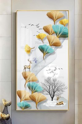 Tải file gốc File tranh hiện đại pha lê gương KF100280 (in bạt) quảng cáo