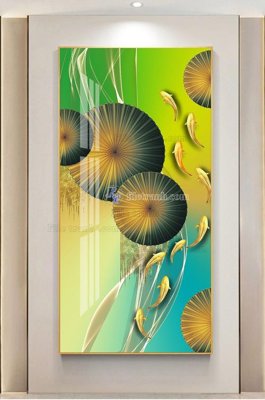 File gốc File tranh hiện đại pha lê gương KF100322 (thiết kế) độc quyền