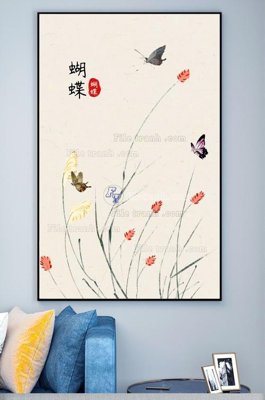 File tranh File tranh hiện đại pha lê gương KF100347 (gốc) in trên kính