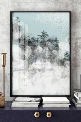 File gốc File tranh hiện đại pha lê gương KF100360 (dành cho quảng cáo)