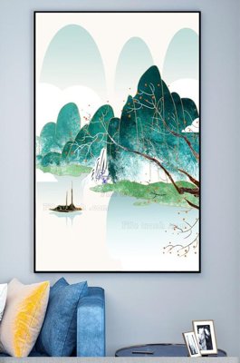 File gốc File tranh hiện đại pha lê gương KF100377 (ảnh chi tiết) để in ấn