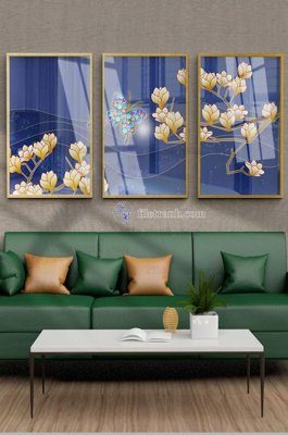 File gốc File tranh hiện đại pha lê gương KF100385 (PNG) nền trong suốt