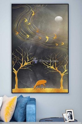 Tải file File tranh hiện đại pha lê gương KF100394 (gốc) làm file quảng cáo