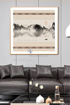 Ảnh gốc File tranh hiện đại pha lê gương KF100453 (độ nét cao) in mica