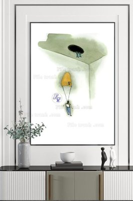 File tranh gốc File tranh hiện đại pha lê gương KF100471 (bản đẹp) độc quyền