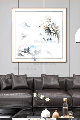 Tải file File tranh hiện đại pha lê gương KF100547 (gốc) làm tranh trang trí