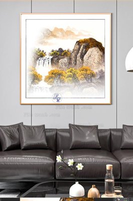 Chi tiết file ảnh File tranh hiện đại pha lê gương KF100550 sắc nét