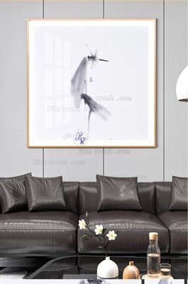 File gốc File tranh hiện đại pha lê gương KF100585 (trang trí) phòng làm việc