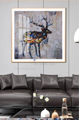 File tranh File tranh hiện đại pha lê gương KF100596 (ảnh gốc) sắc nét hoàn hảo