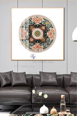 File PSD File tranh hiện đại pha lê gương KF100600 (bản gốc) dễ dàng edit