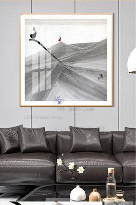 File gốc File tranh hiện đại pha lê gương KF100609 (in tráng gương) ốp tường