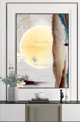 File gốc File tranh hiện đại pha lê gương KF100647 (in 3D) nghệ thuật