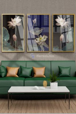 File gốc File tranh hiện đại pha lê gương KF100686 (dành cho trang trí nội thất)