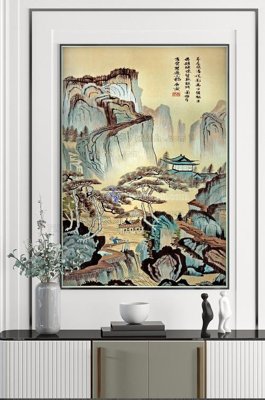 File tranh File tranh hiện đại pha lê gương KF100693 (file gốc) chuẩn màu in