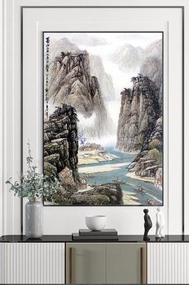 Tải xuống file tranh gốc File tranh hiện đại pha lê gương KF100694 (PSD/TIFF)