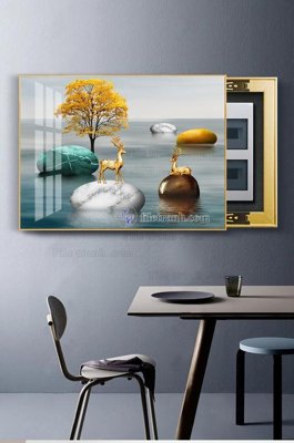 Tải file File tranh hiện đại pha lê gương KF100732 (ảnh gốc) in gạch men