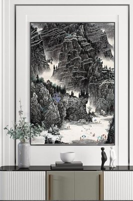 File gốc File tranh hiện đại pha lê gương KF100739 (chuẩn màu) cho in offset