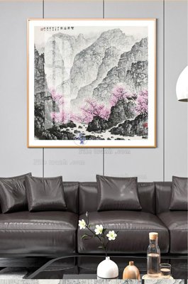 Tải file gốc File tranh hiện đại pha lê gương KF100744 dùng cho in ấn